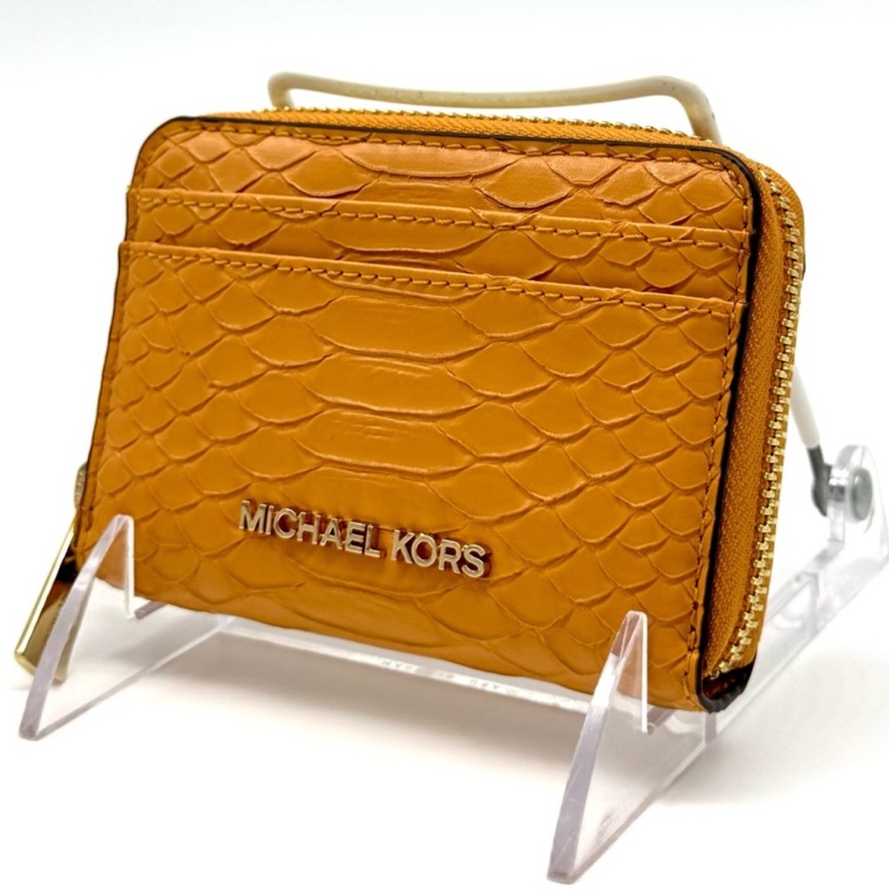 Michael Kors Medium ZA Card Case Wallet Cider